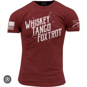 Men's- Whiskey Tango Foxtrot Graphic T-Shirt- Large